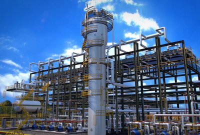 中国寰球工程石油存储系统流程动画