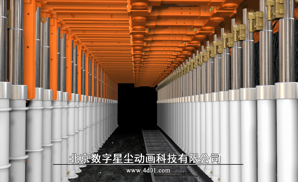 地质勘探设备动画